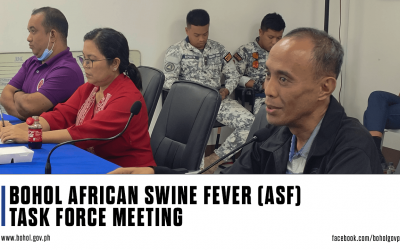 Bohol African Swine Fever (ASF) Task Force meeting